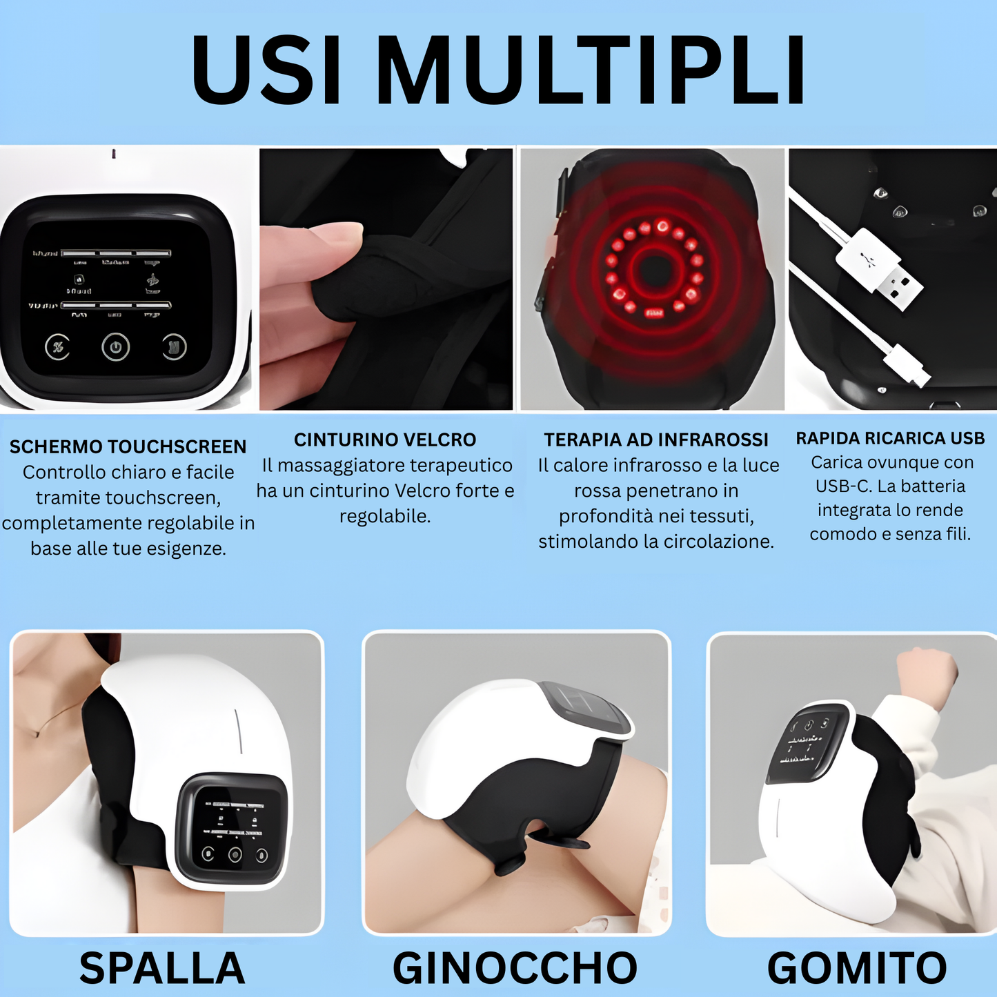 Massaggiatore Ginocchio Termico