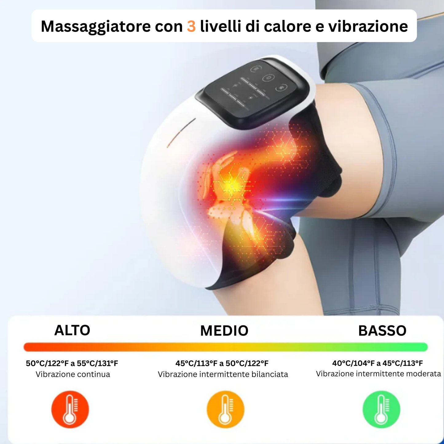Massaggiatore Ginocchio Termico