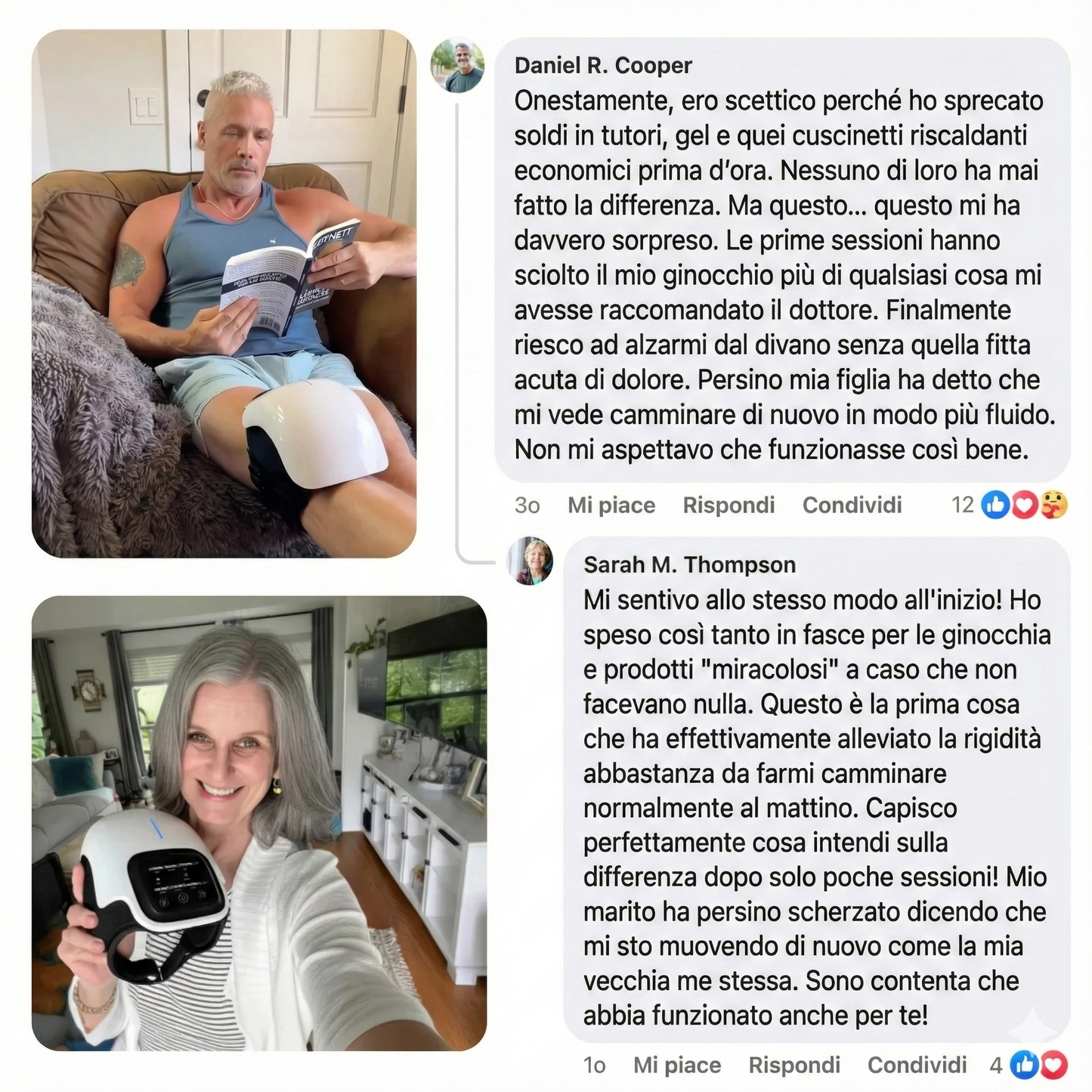 Massaggiatore Ginocchio Termico